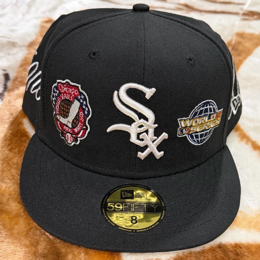 New Era Chicago White Sox World Series Champions Fitted Hat Cap Sz 8 New